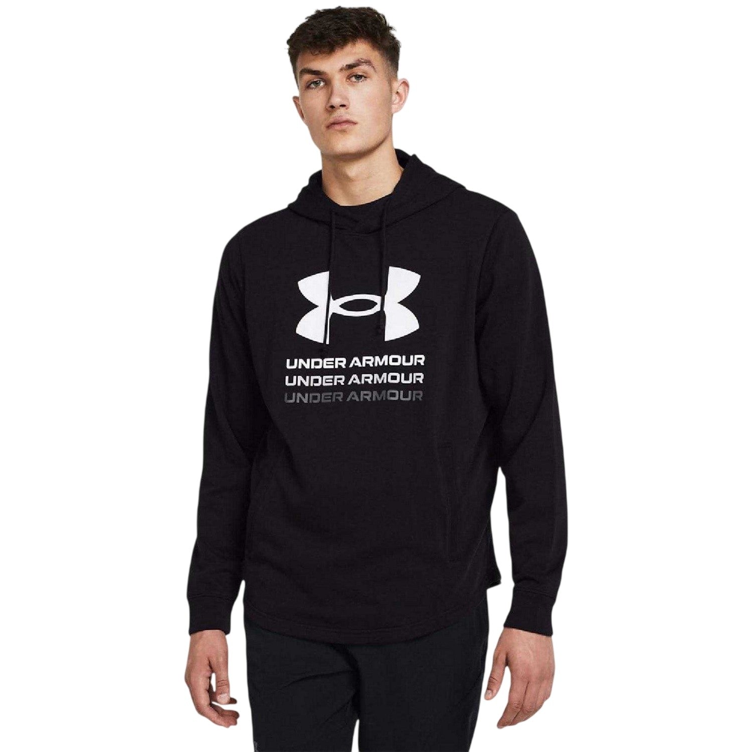 Black - Lifestyle - Under Armour Mens French Terry Hoodie