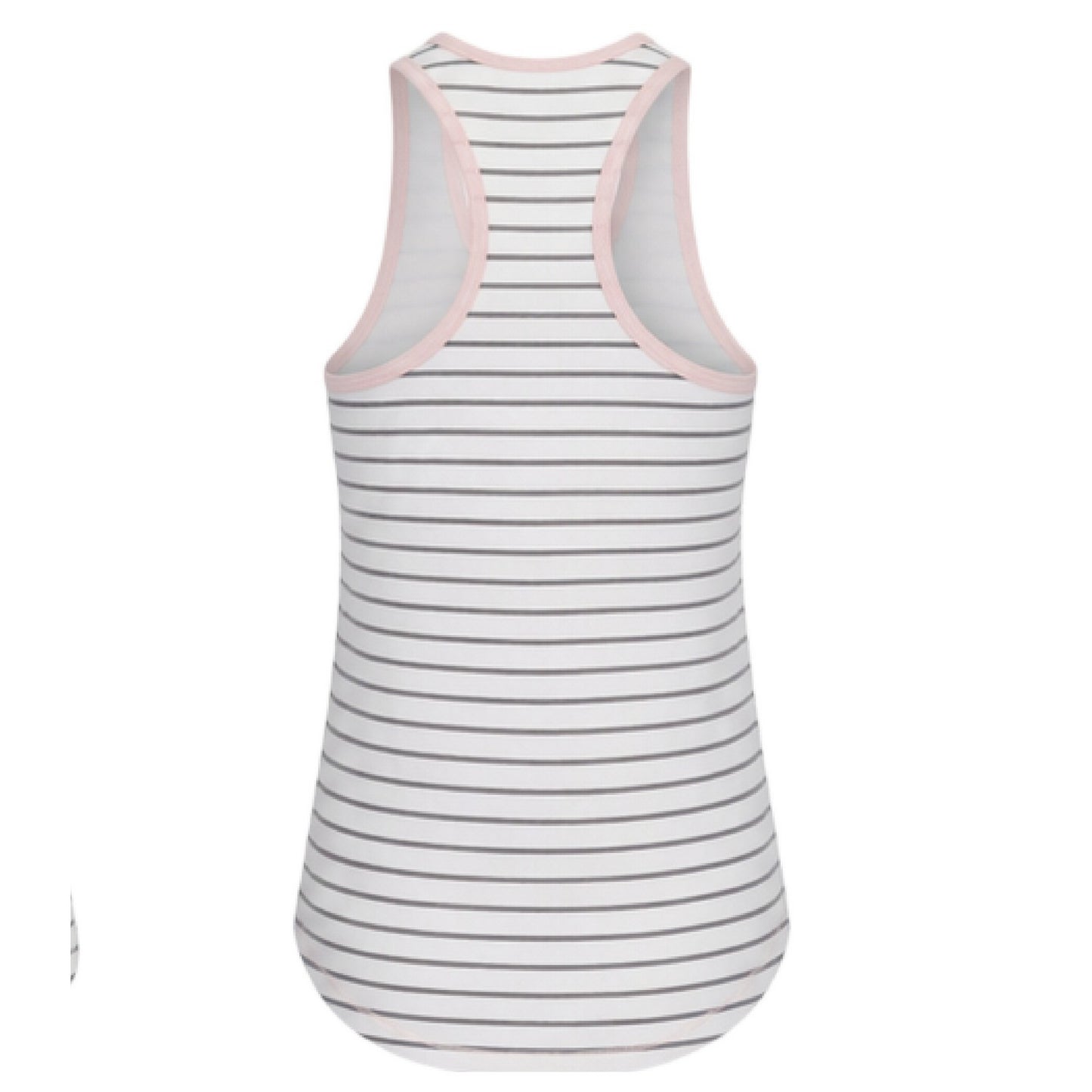 Off White - Back - PJ Salvage Womens-Ladies Striped Racerback Tank Top