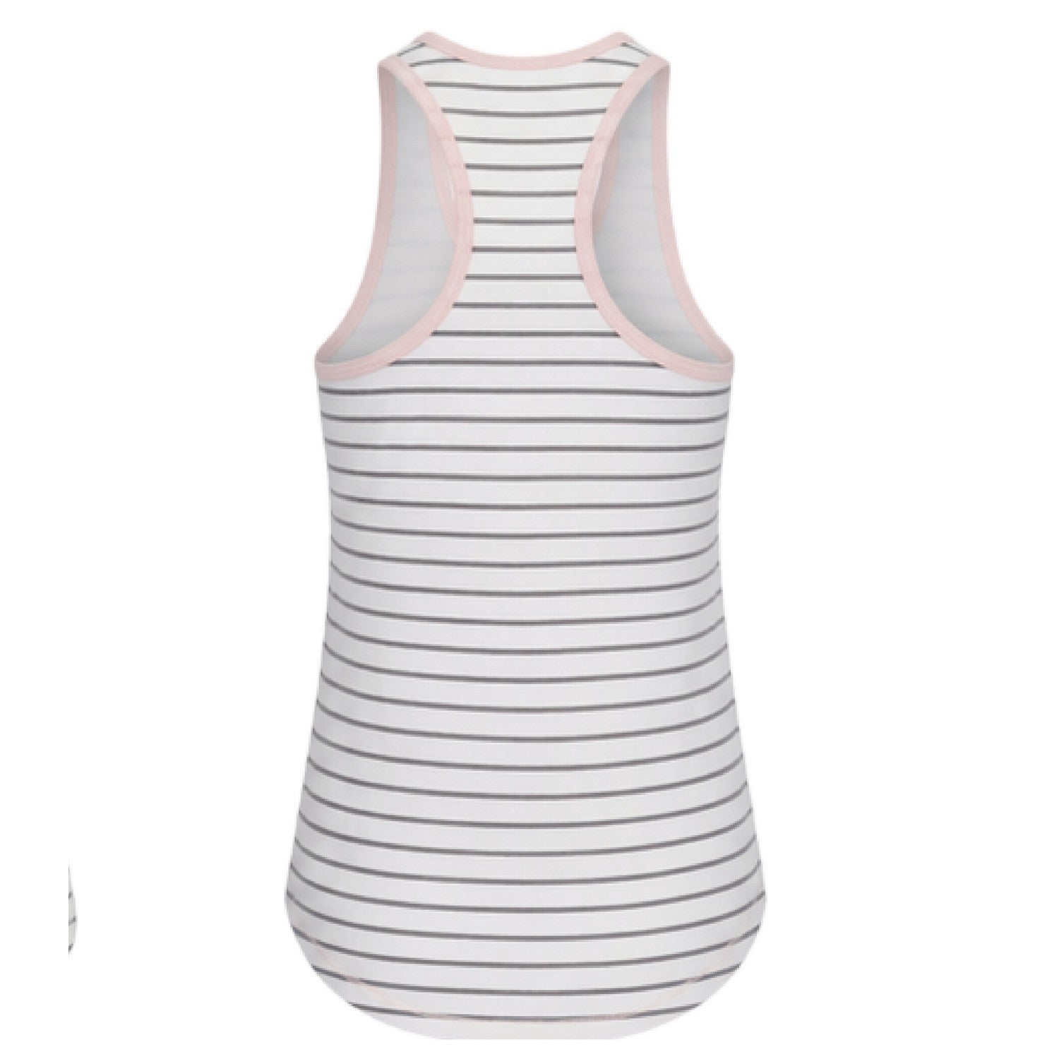 Off White - Back - PJ Salvage Womens-Ladies Striped Racerback Tank Top