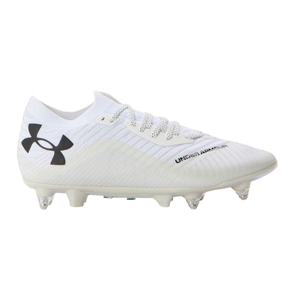 White-Black - Front - Under Armour Mens Shadow Elite 2.0 Football Boots
