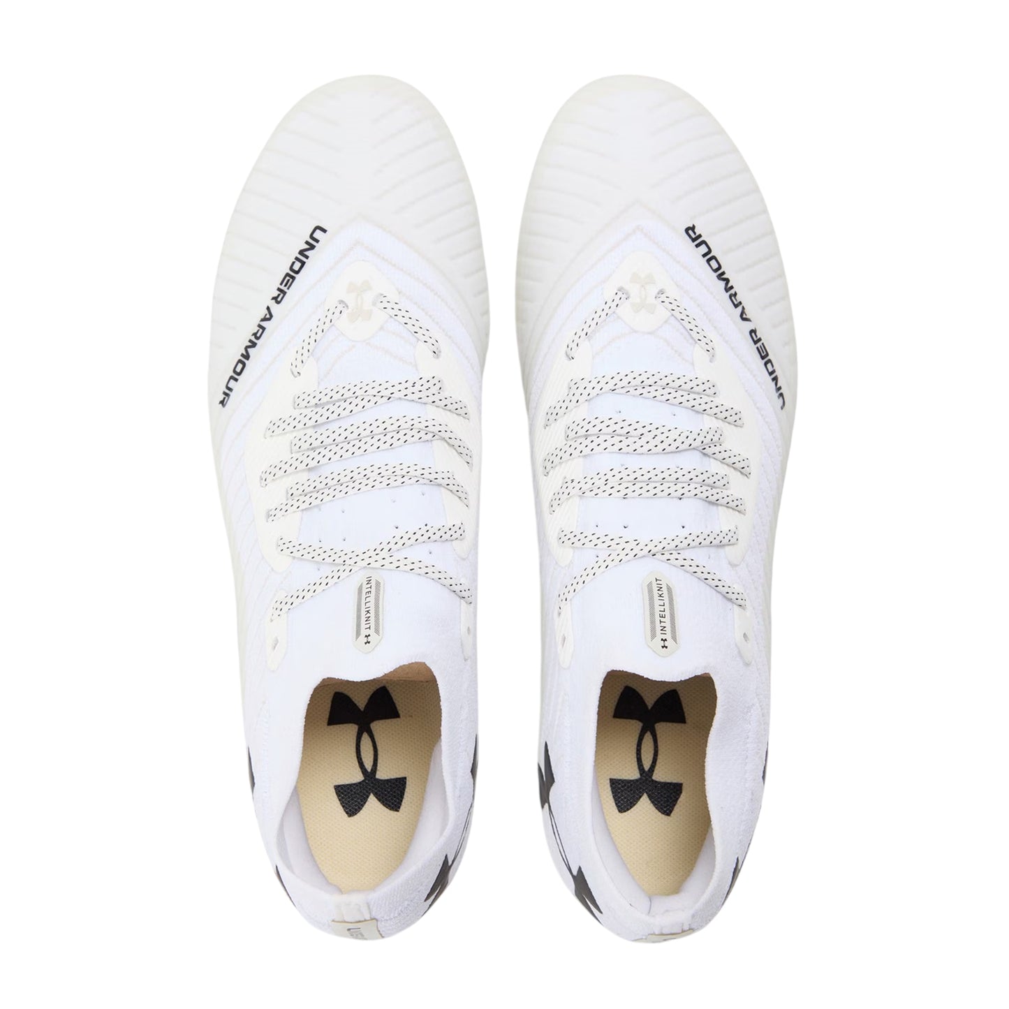 White-Black - Side - Under Armour Mens Shadow Elite 2.0 Football Boots