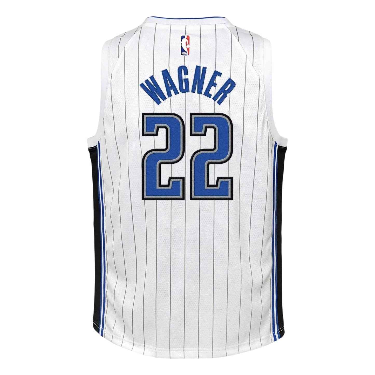 White - Back - Nike Childrens-Kids Wagner Orlando Magic Team Basketball Jersey