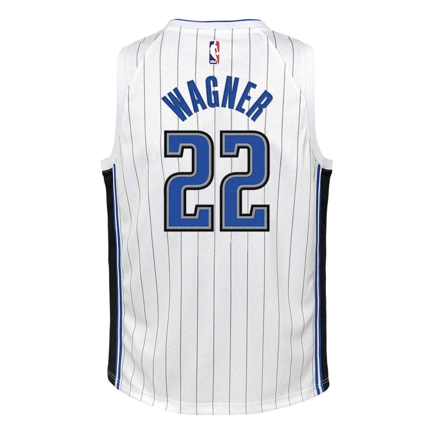 White - Back - Nike Childrens-Kids Wagner Orlando Magic Team Basketball Jersey