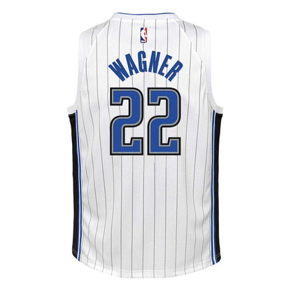 White - Back - Nike Childrens-Kids Wagner Orlando Magic Team Basketball Jersey