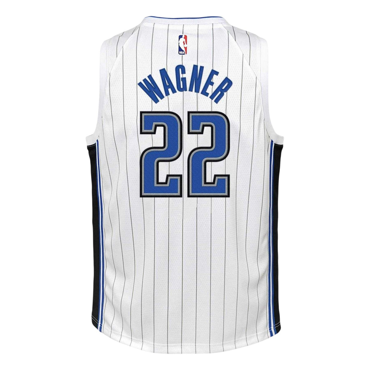 White - Back - Nike Childrens-Kids Wagner Orlando Magic Team Basketball Jersey