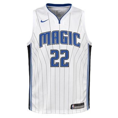 White - Front - Nike Childrens-Kids Wagner Orlando Magic Team Basketball Jersey