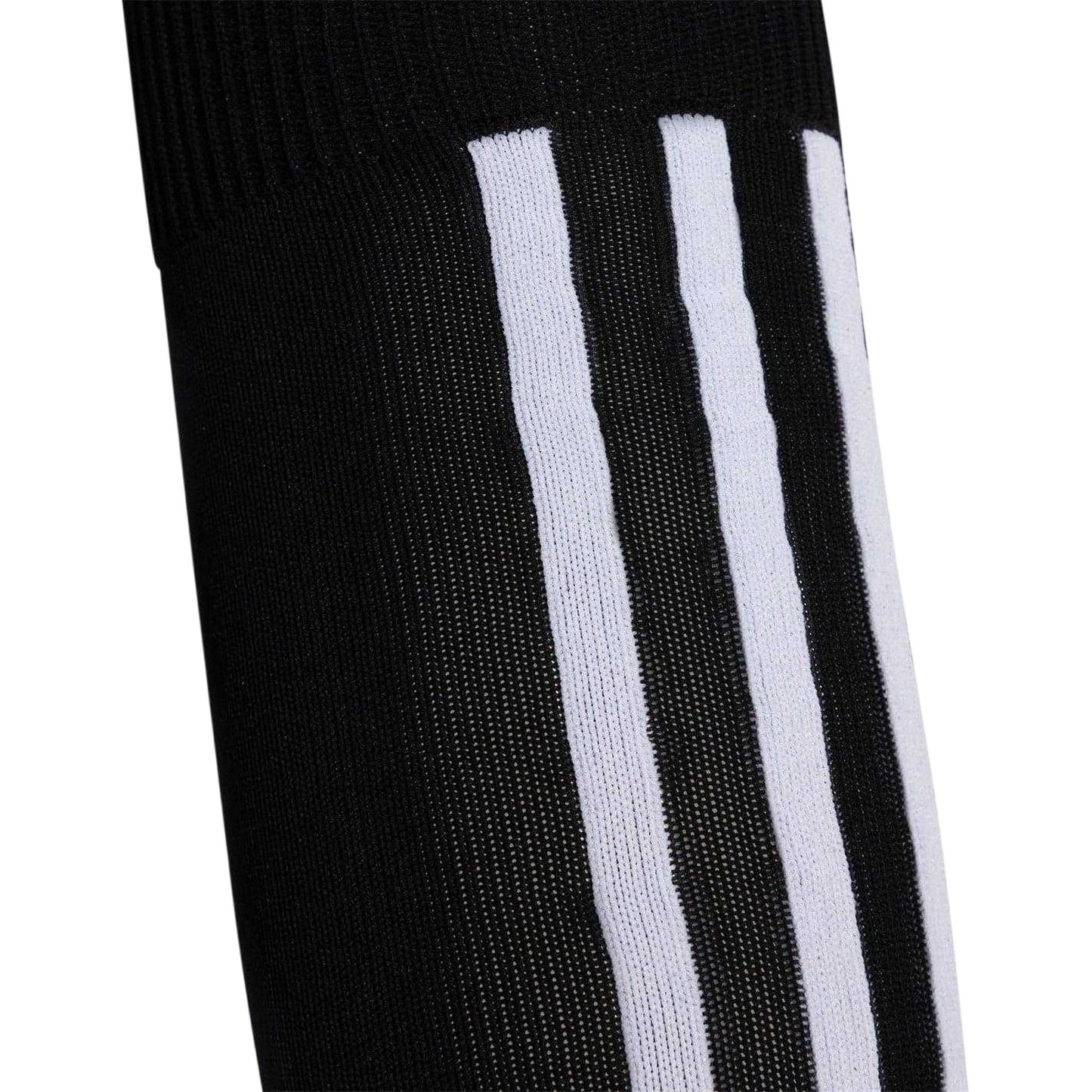 Black-White - Back - Adidas Childrens-Kids Santos Logo Football Socks