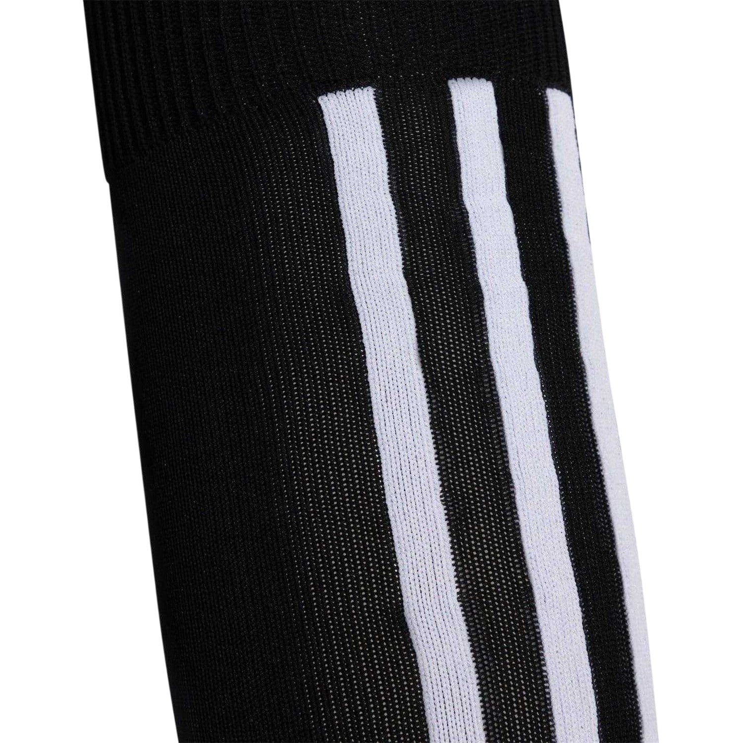 Black-White - Back - Adidas Childrens-Kids Santos Logo Football Socks
