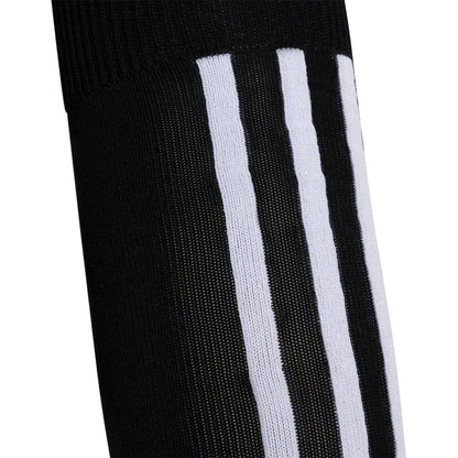 Black-White - Back - Adidas Childrens-Kids Santos Logo Football Socks