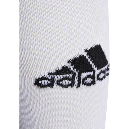 White-Black - Back - Adidas Childrens-Kids Santos Logo Football Socks