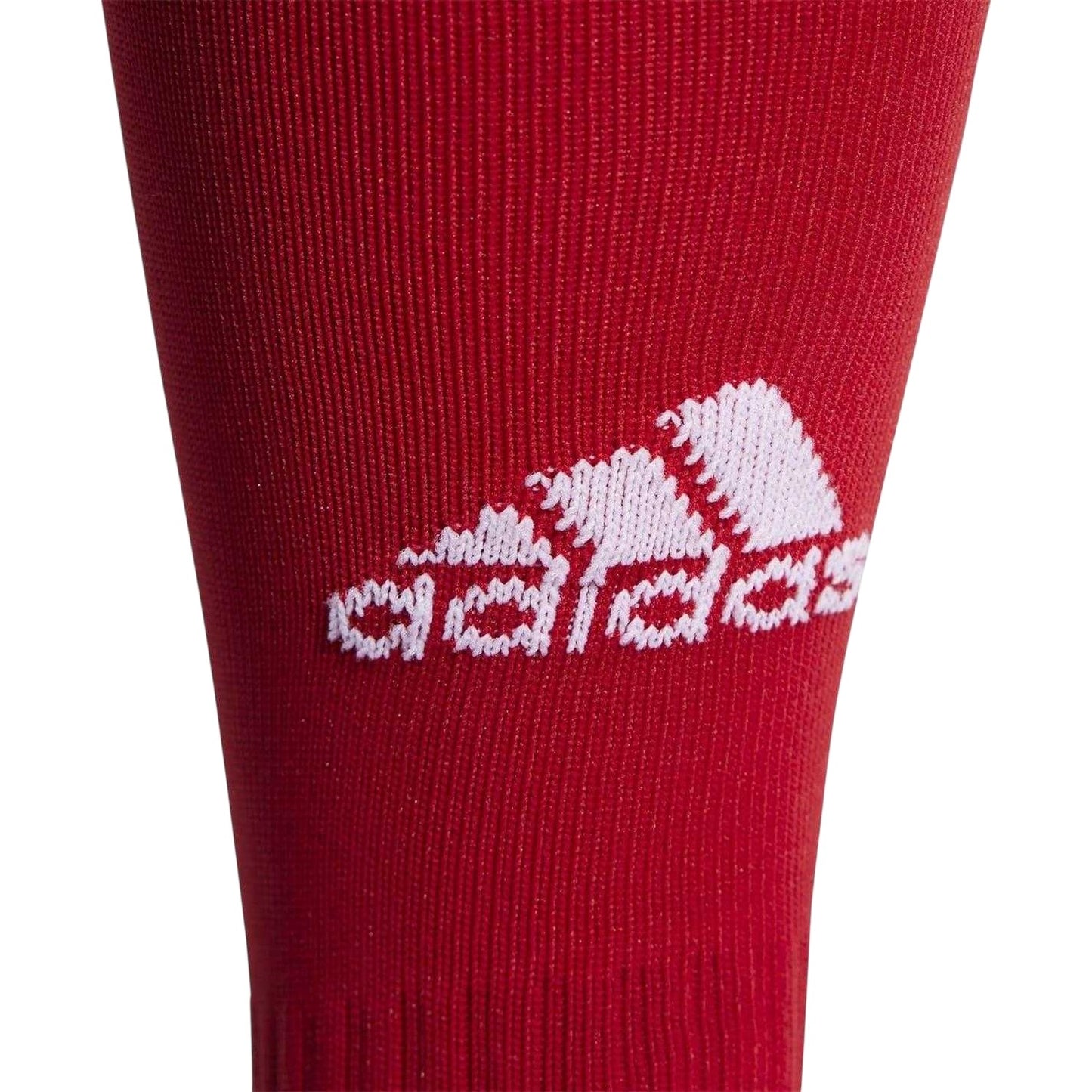 Red-White - Back - Adidas Childrens-Kids Santos Logo Football Socks