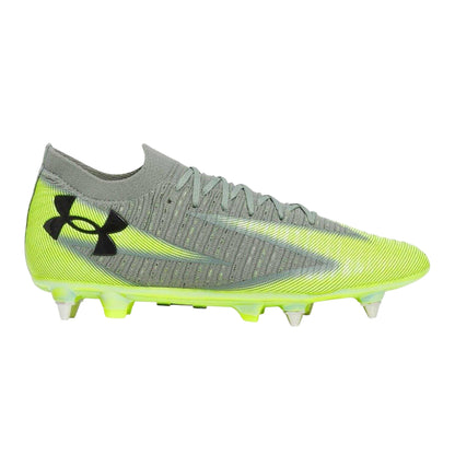 Green - Front - Under Armour Mens Shadow Elite 3 Hybrid Firm Ground Football Boots