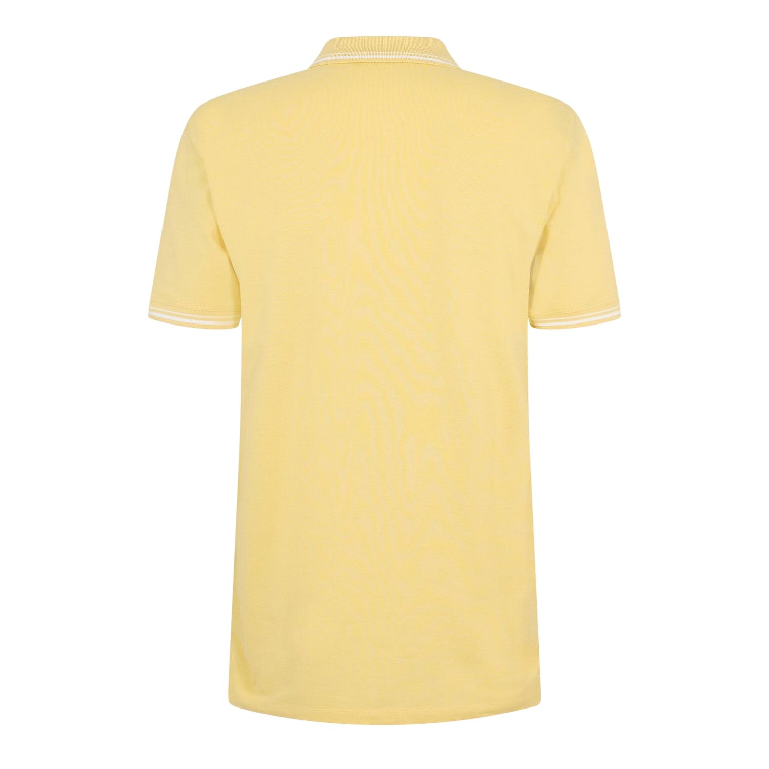 Yellow - Back - Hugo Boss Mens Collared Polo Shirt