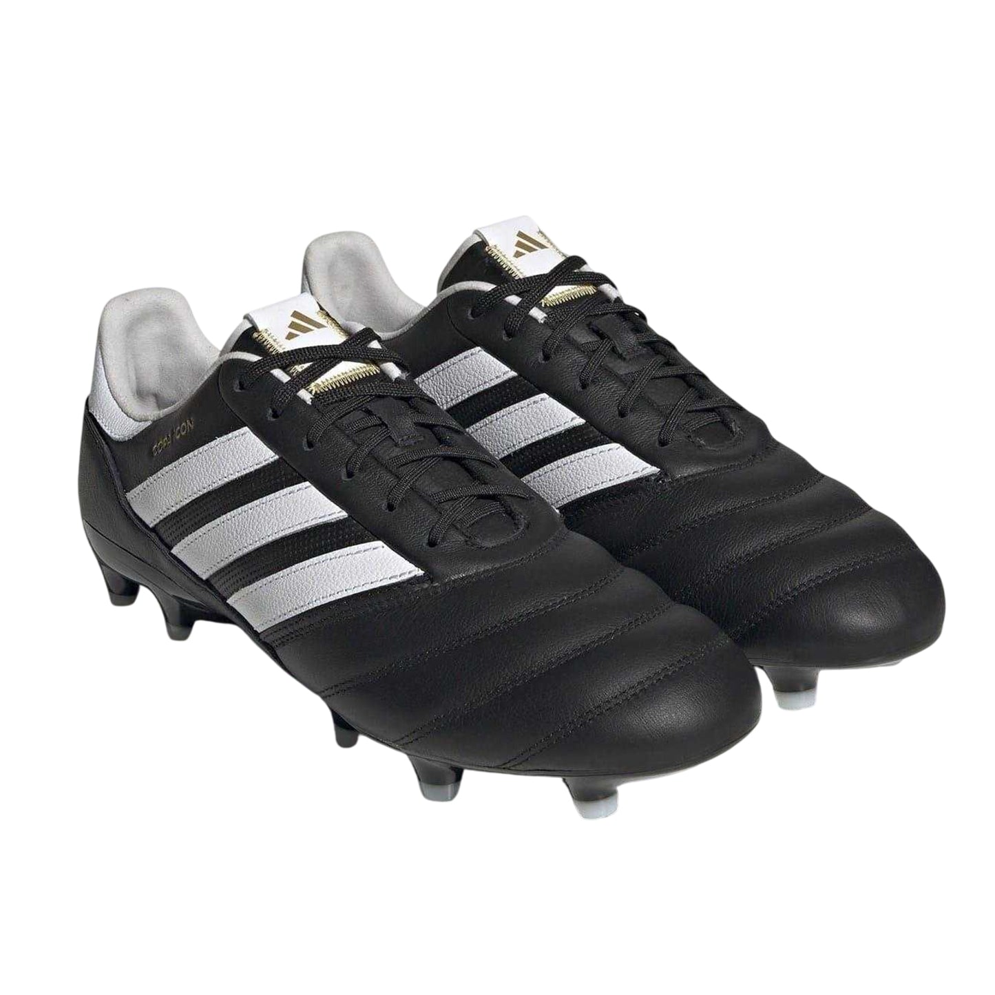 Black - Side - Adidas Mens Copa Icon Leather Firm Ground Football Boots