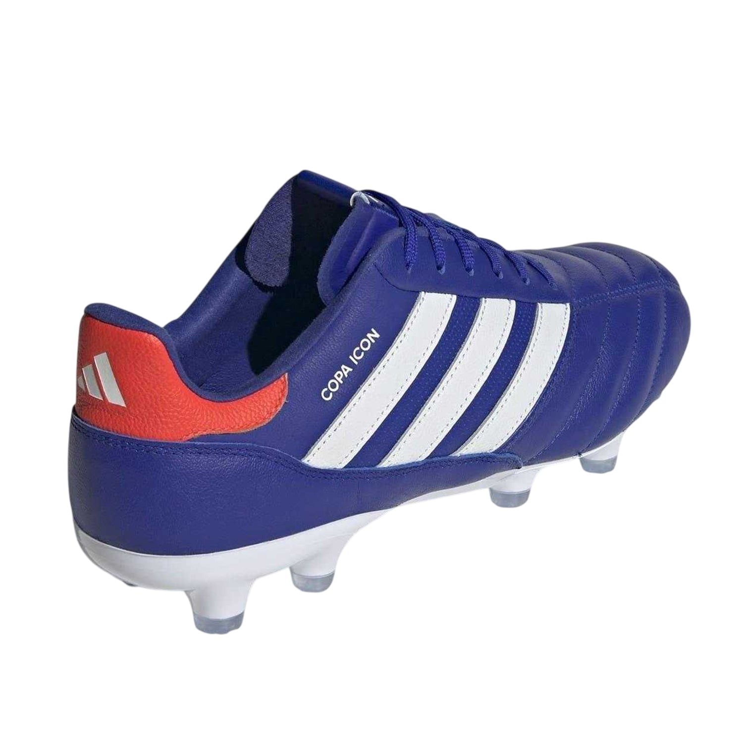Blue-White-Red - Back - Adidas Mens Copa Icon Leather Firm Ground Football Boots