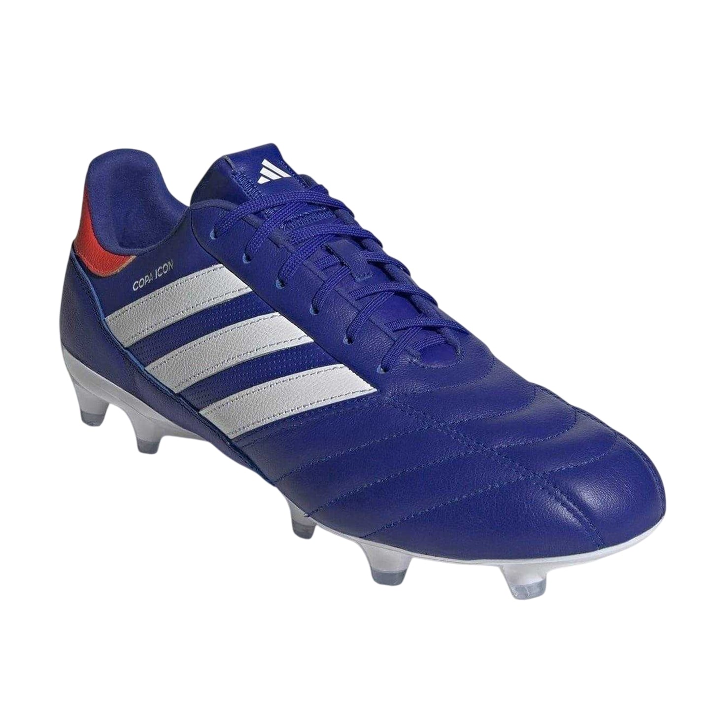 Blue-White-Red - Side - Adidas Mens Copa Icon Leather Firm Ground Football Boots