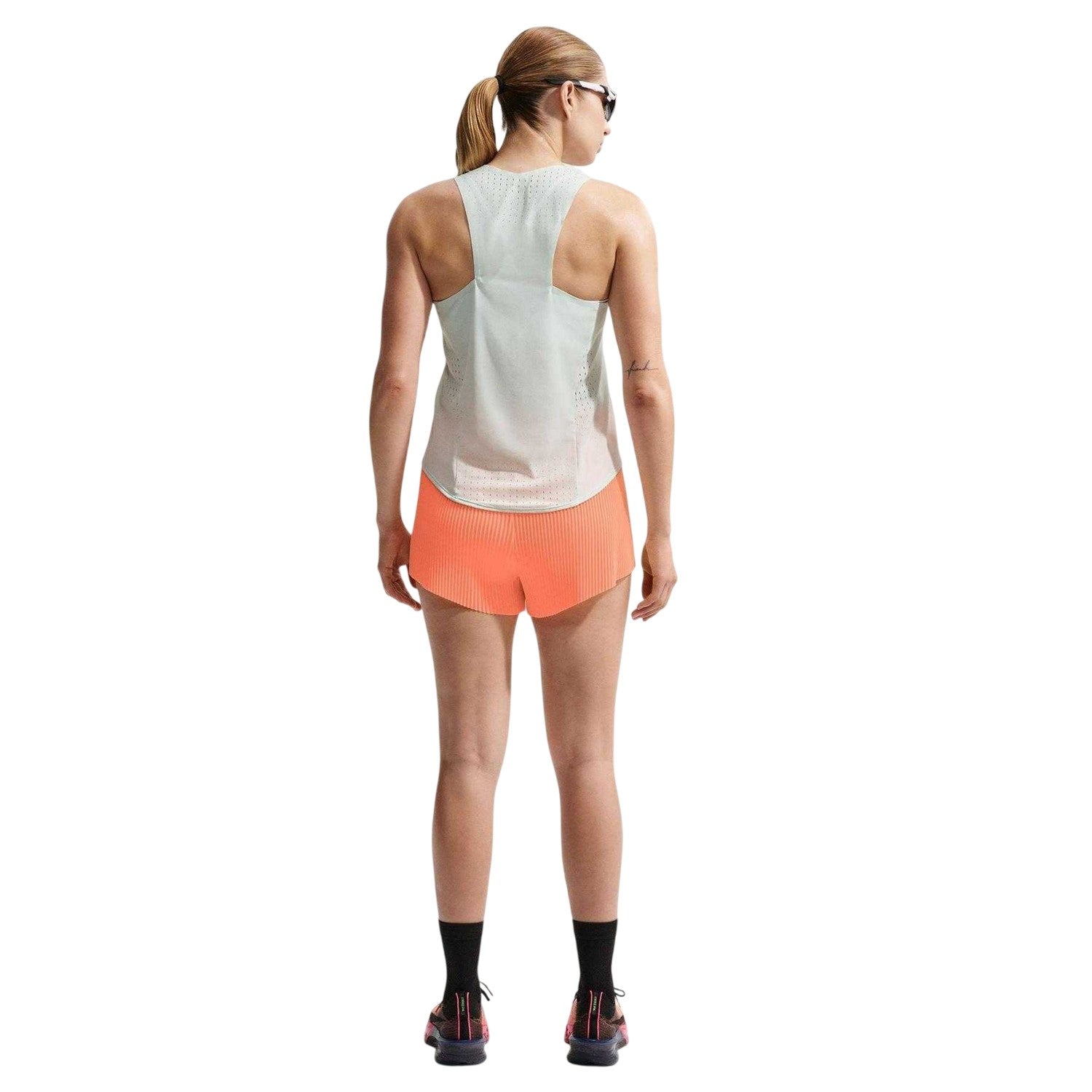 Light Green - Back - Nike Womens-Ladies Dri-FIT Running Vest Top