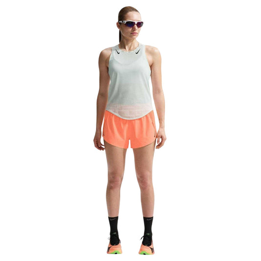 Light Green - Front - Nike Womens-Ladies Dri-FIT Running Vest Top