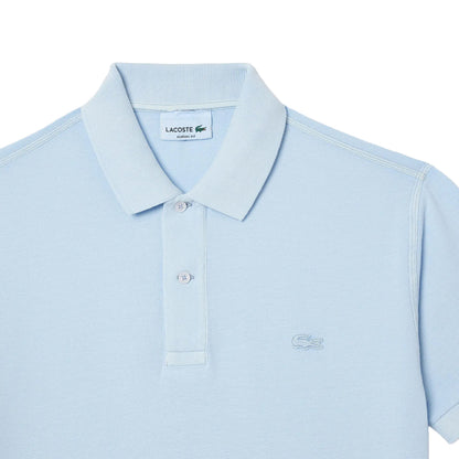 Blue - Pack Shot - Lacoste Unisex Adult Natural Dyed Classic Polo Shirt