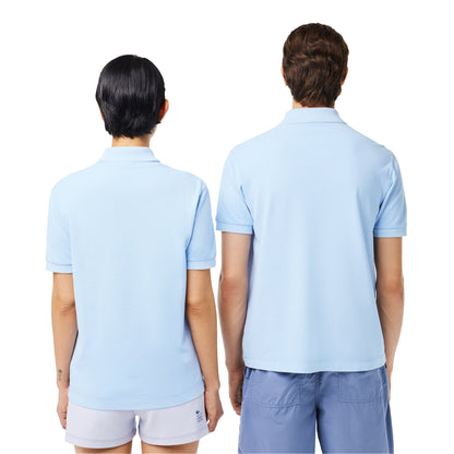 Blue - Back - Lacoste Unisex Adult Natural Dyed Classic Polo Shirt
