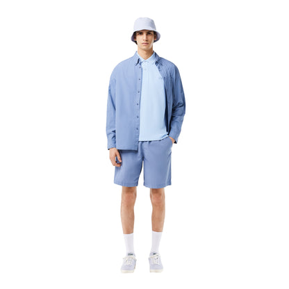 Blue - Lifestyle - Lacoste Unisex Adult Natural Dyed Classic Polo Shirt