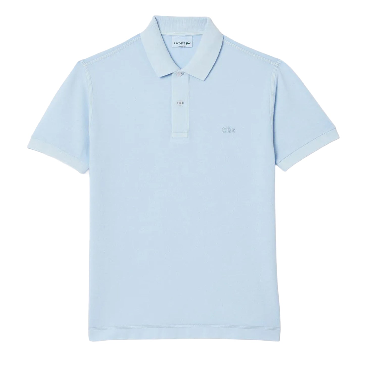 Blue - Front - Lacoste Unisex Adult Natural Dyed Classic Polo Shirt