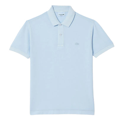 Blue - Front - Lacoste Unisex Adult Natural Dyed Classic Polo Shirt