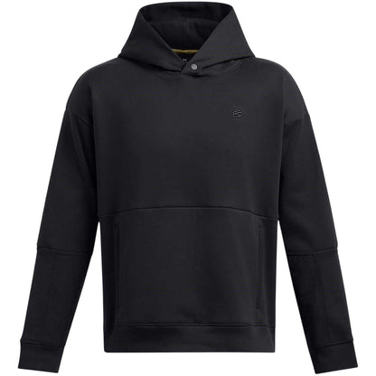 Triple Black - Front - Under Armour Mens Curry DNA Hoodie