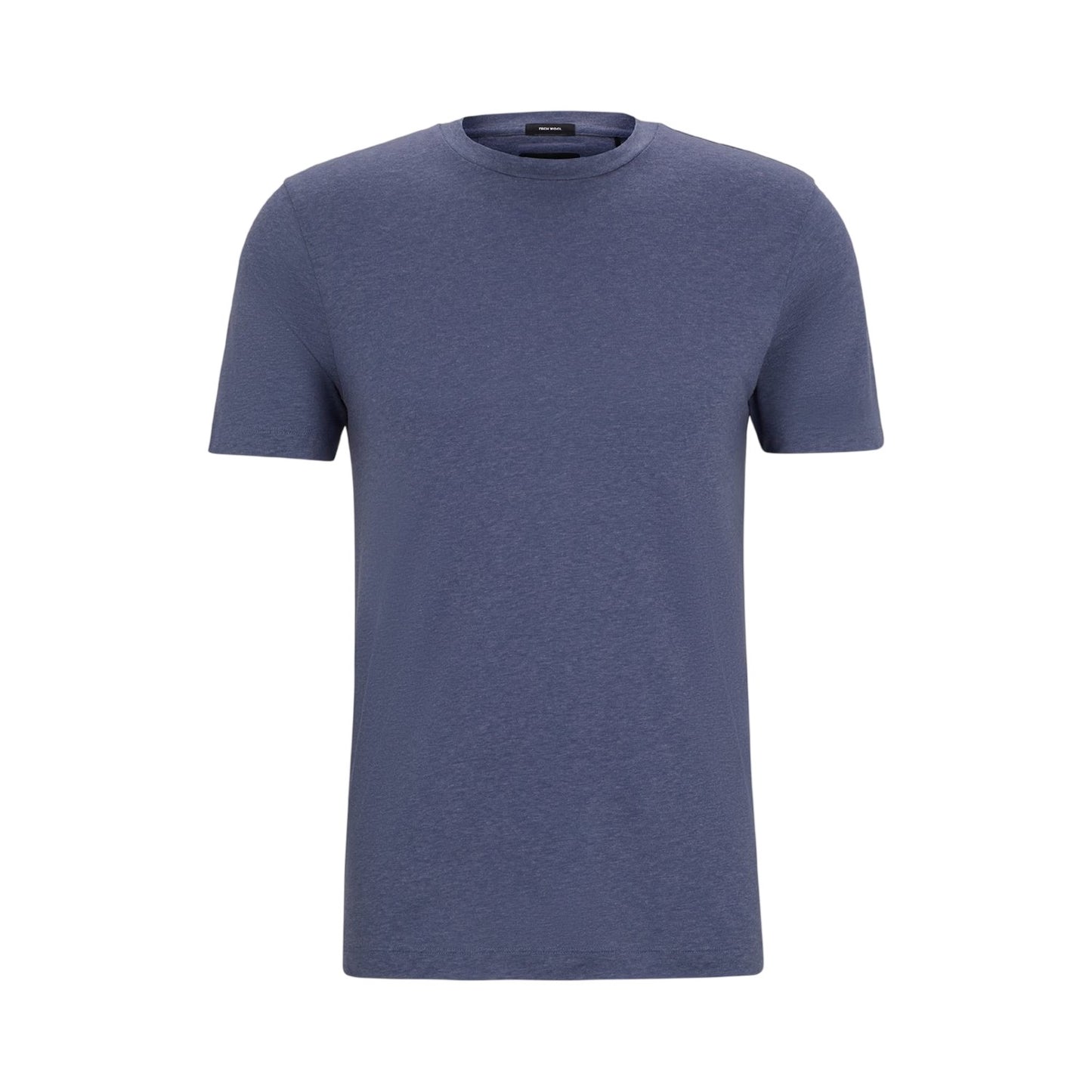 Navy - Front - Boss Mens Tessler 62 Melange T-Shirt