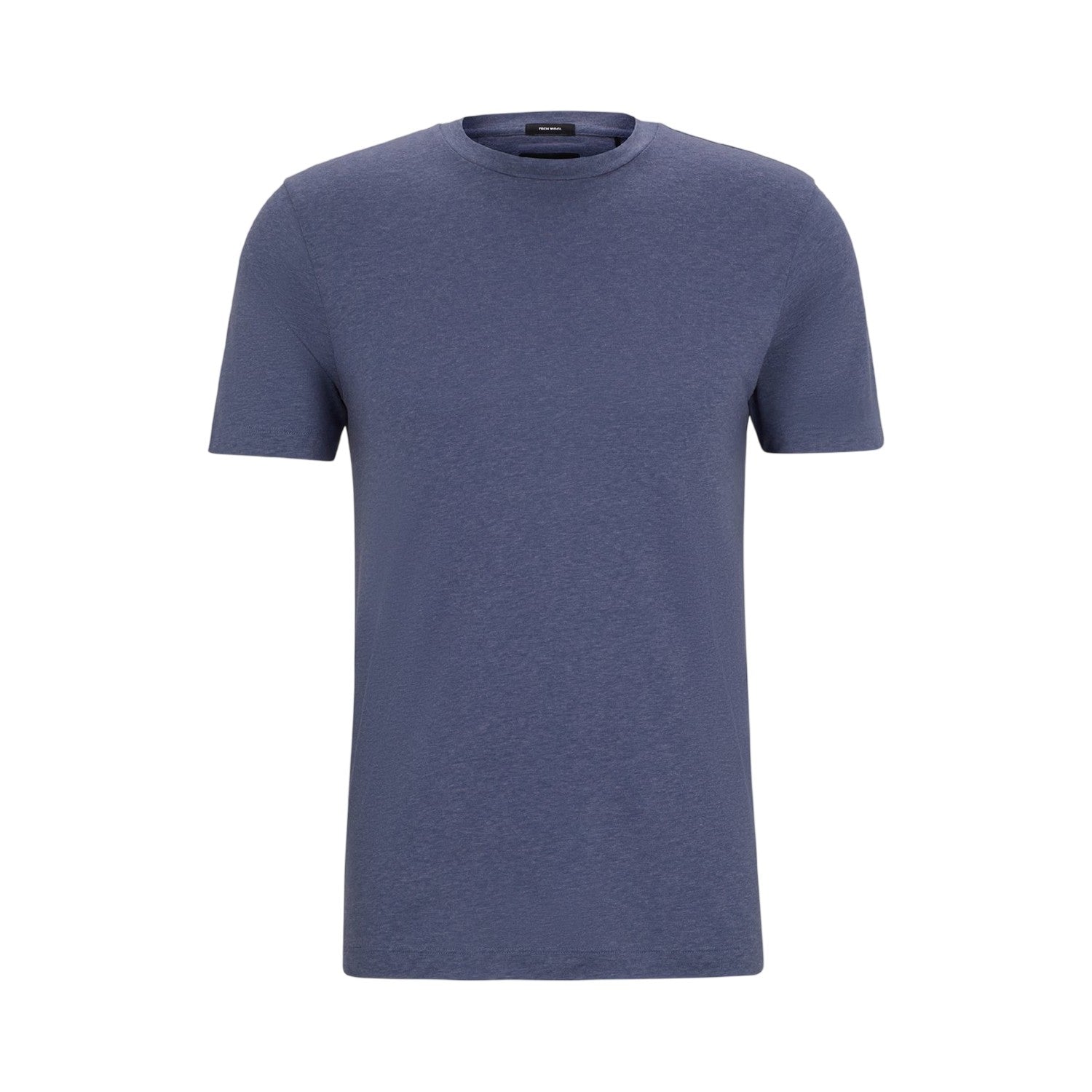 Navy - Front - Boss Mens Tessler 62 Melange T-Shirt