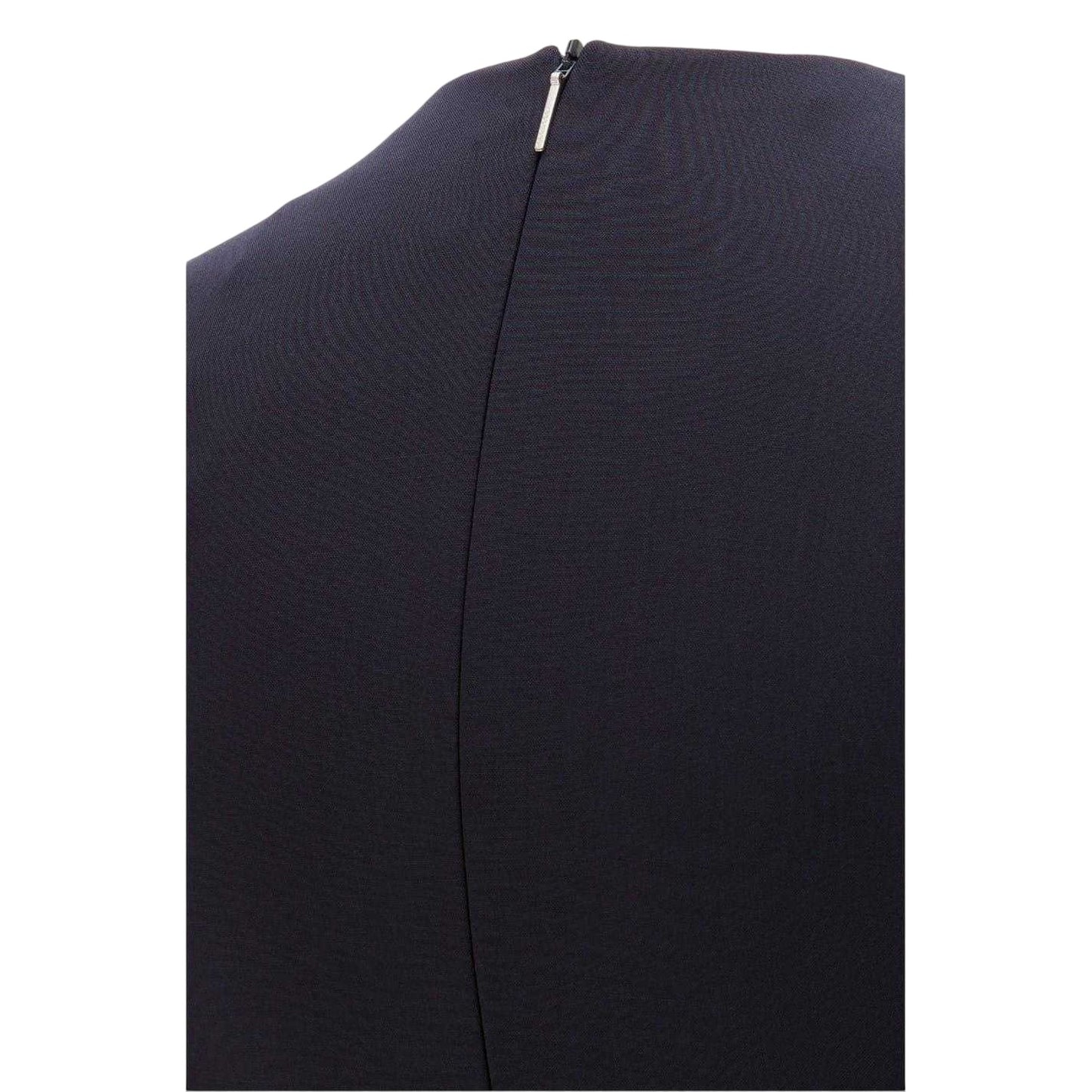 Blue - Lifestyle - Boss Womens-Ladies Daleno V Neck 3-4 Sleeve Midi Dress