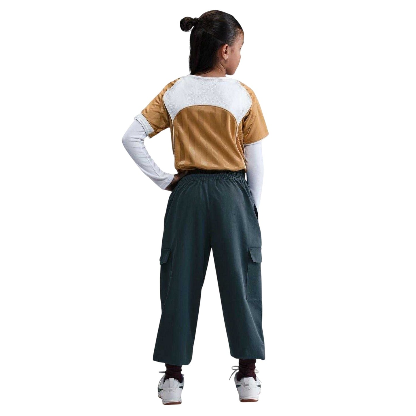 Gold - Back - Nike Childrens-Kids T90 Dri-FIT Jersey
