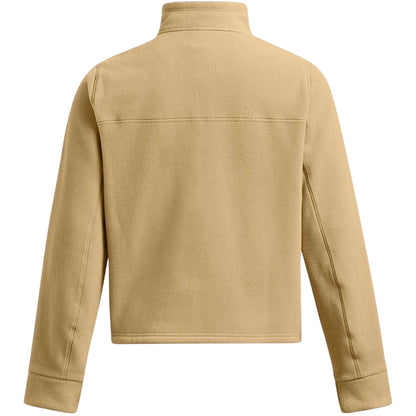 Brown - Back - Under Armour Womens-Ladies Expanse Fleece High Collar Full Zip Hoodie