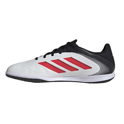 White-Red-Black - Side - Adidas Mens Copa Pure III Indoor Football Trainers