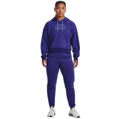 Blue - Lifestyle - Under Armour Womens-Ladies Essential Script Hoodie
