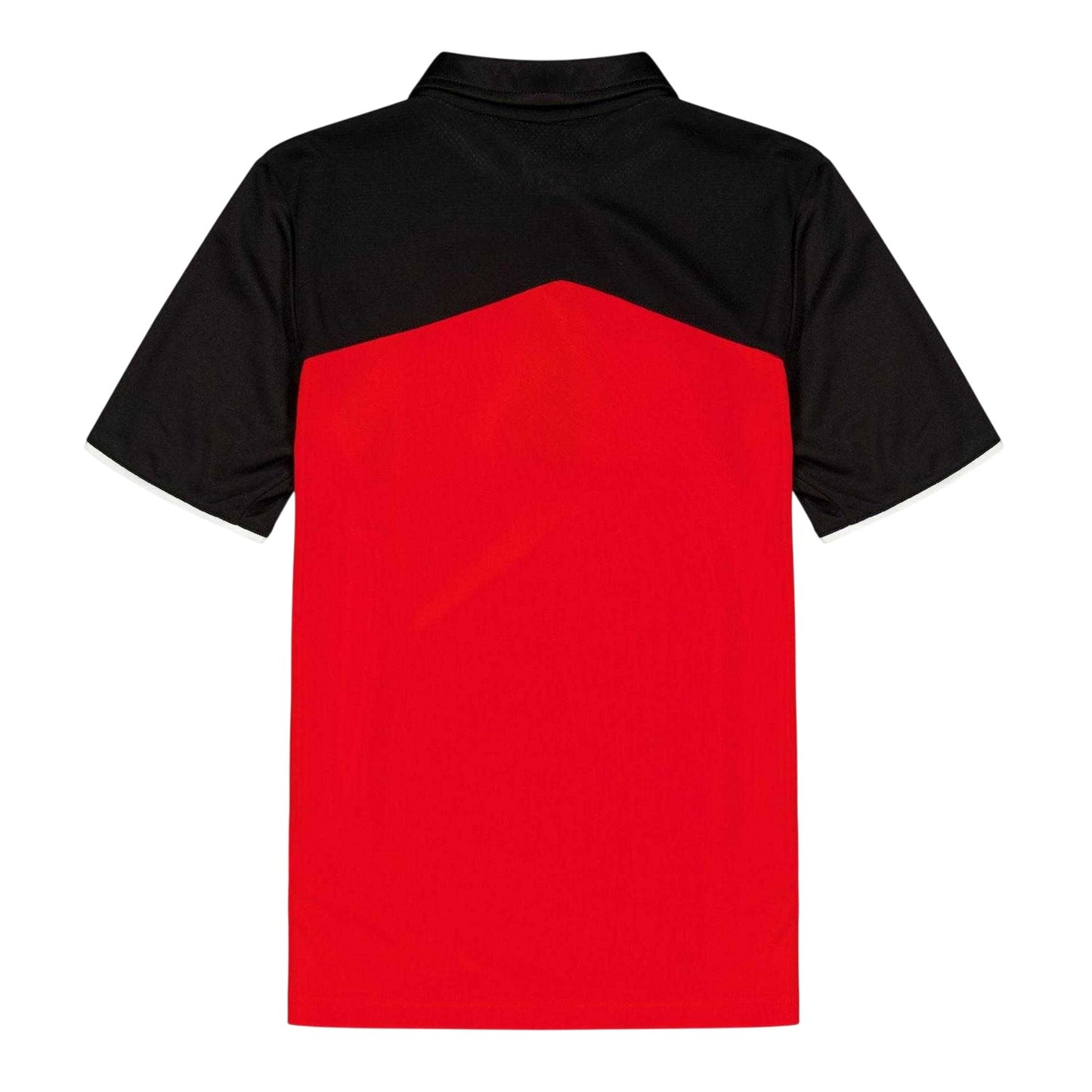Red-Black - Back - Puma Childrens-Kids King Evospeed Polo Shirt