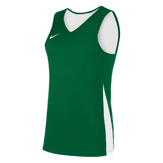 Pine Green-White - Front - Nike Mens Reversible Basketball Jersey