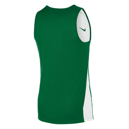 Pine Green-White - Back - Nike Mens Reversible Basketball Jersey