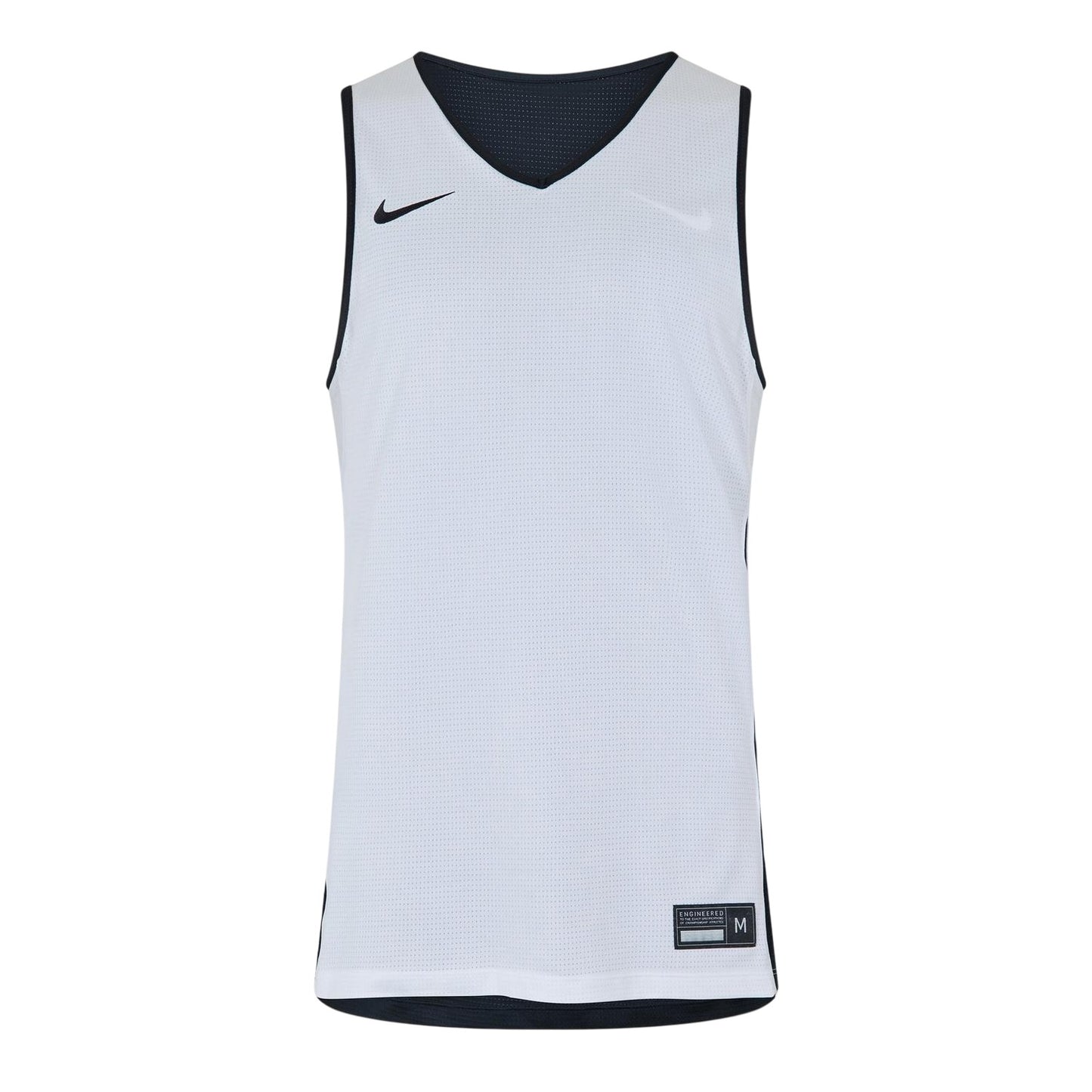 Black-White - Front - Nike Mens Reversible Basketball Jersey