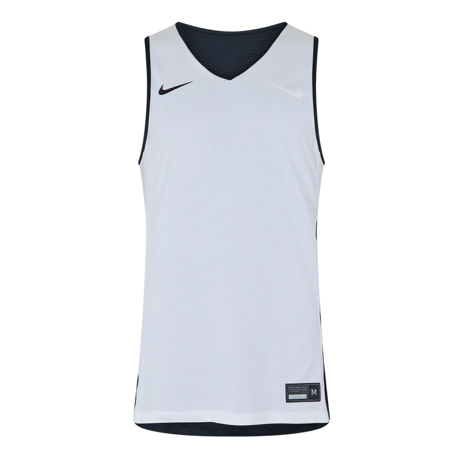 Black-White - Front - Nike Mens Reversible Basketball Jersey
