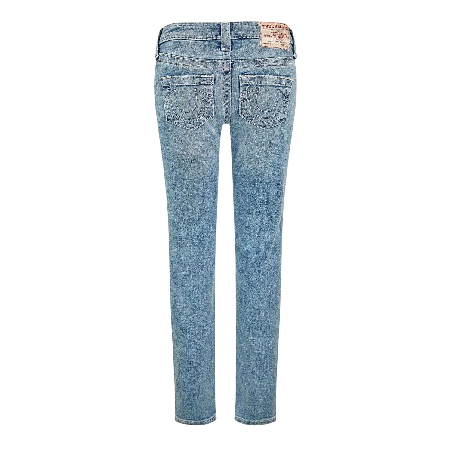 Blue - Back - True Religion Mens Curve Skinny Jeans
