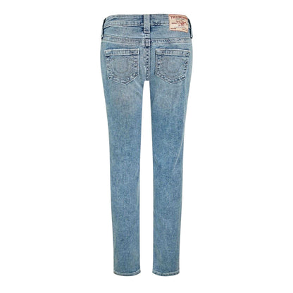Blue - Back - True Religion Mens Curve Skinny Jeans