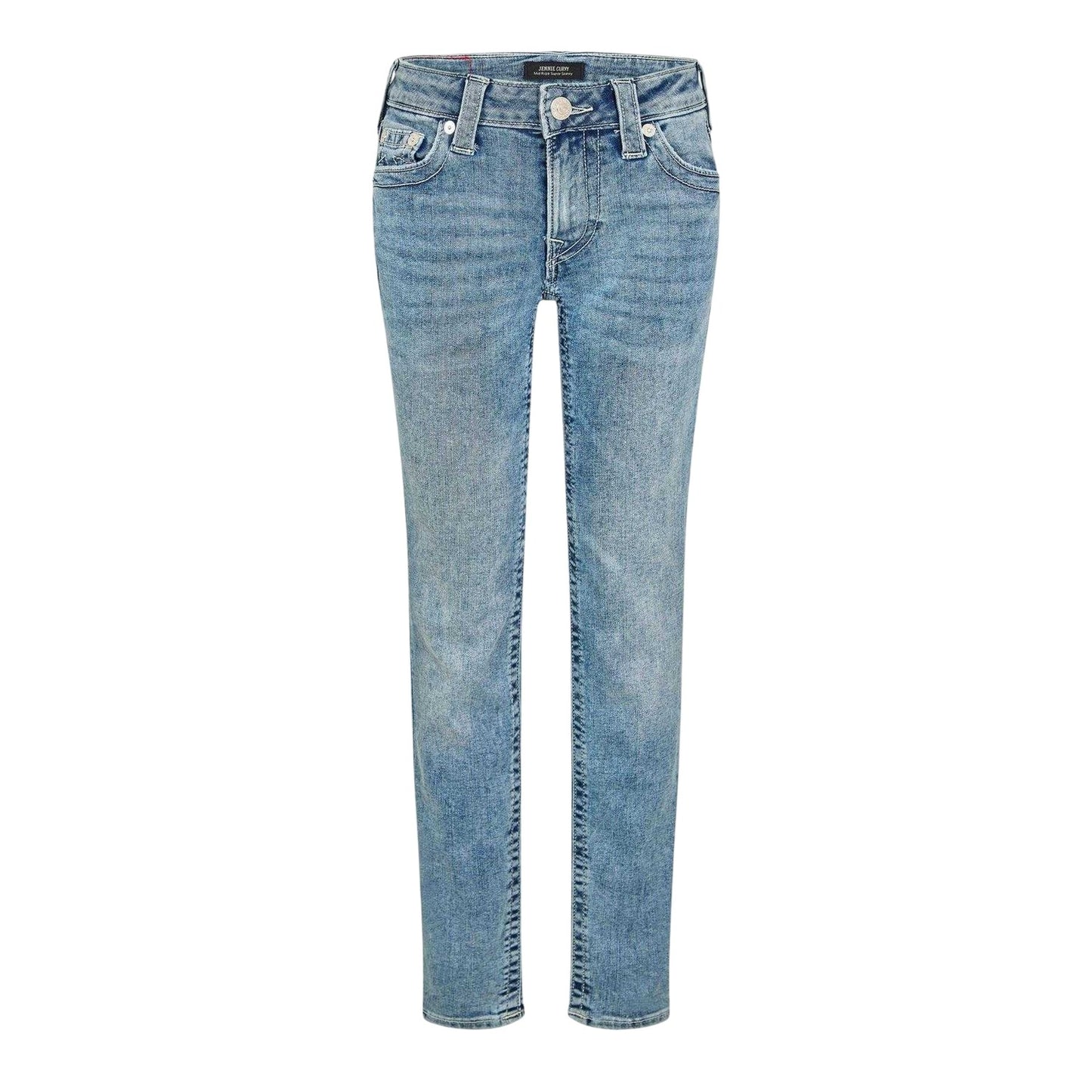 Blue - Front - True Religion Mens Curve Skinny Jeans