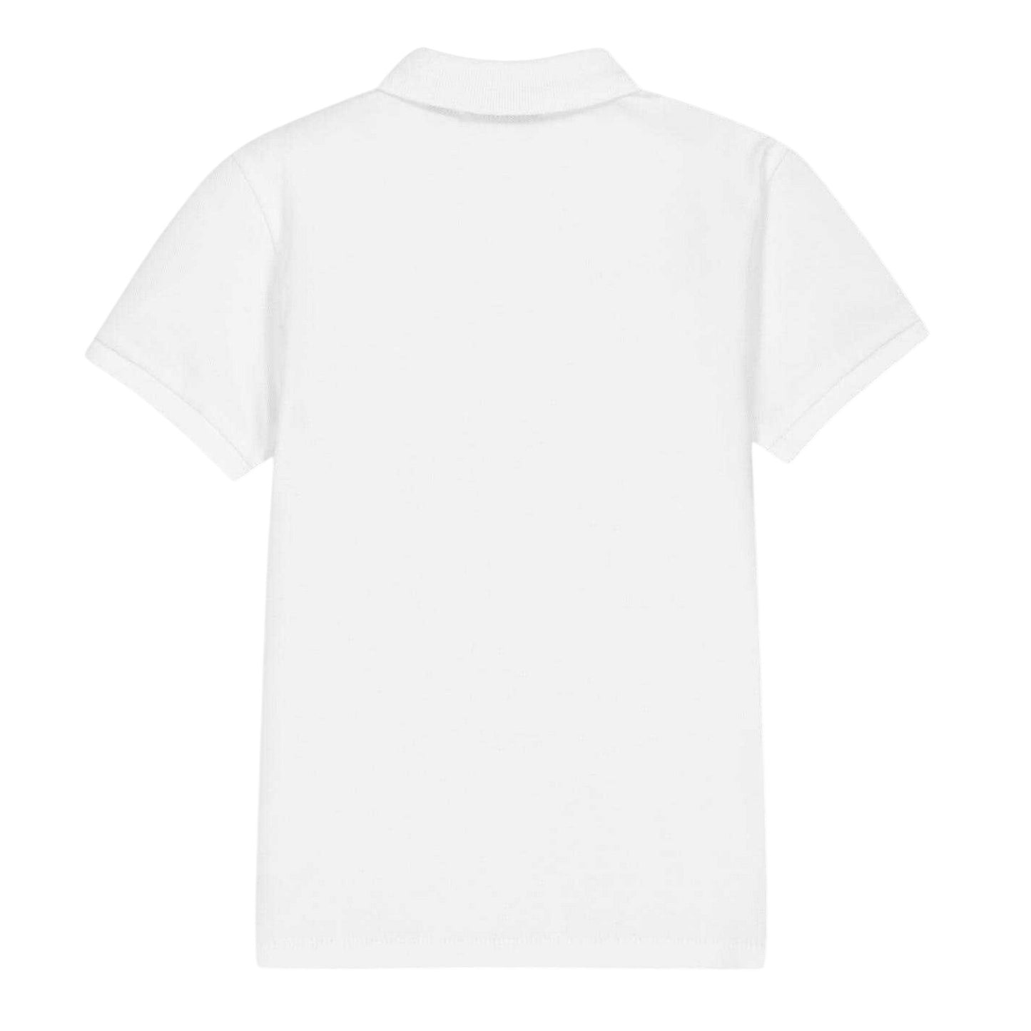 White - Back - Napapijri Childrens-Kids Elbas 5 Logo Polo Shirt