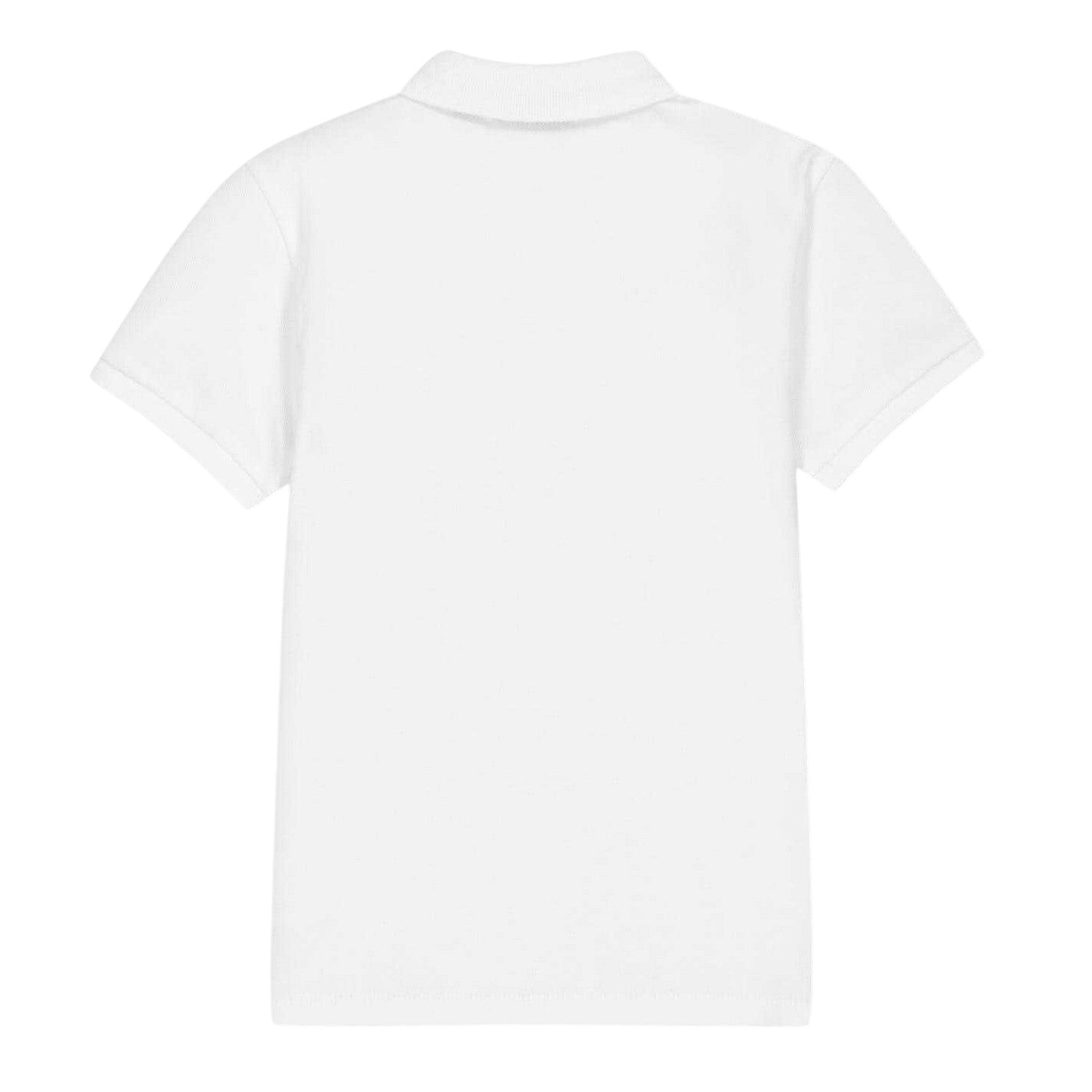White - Back - Napapijri Childrens-Kids Elbas 5 Logo Polo Shirt