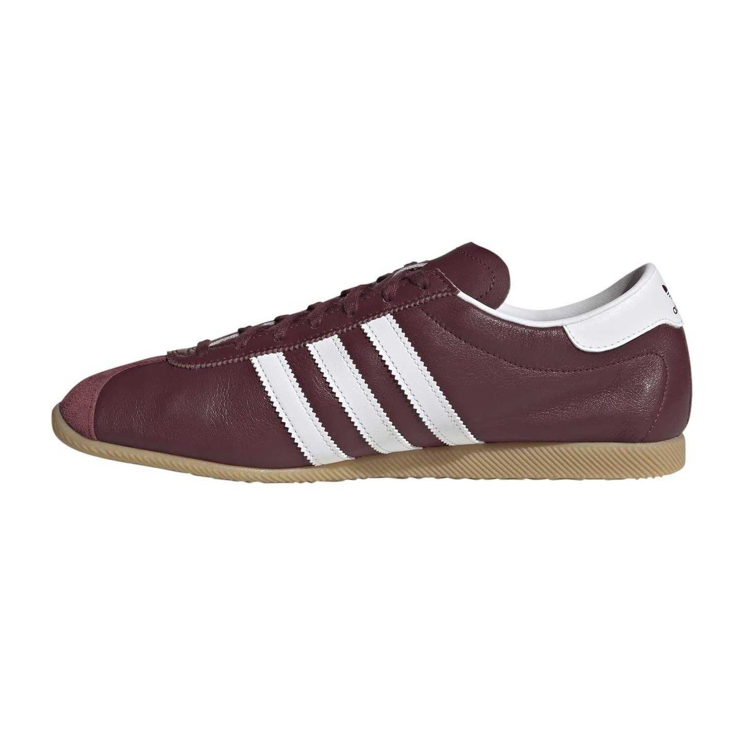 Shadow - Side - Adidas Mens Paris 3 Stripes Leather Trainers