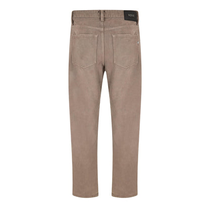 Khaki Brown - Pack Shot - Boss Mens Atacama Denim Slim Jeans