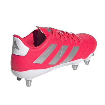 Lucid Red - Back - Adidas Mens Kakari Soft Ground Rugby Boots