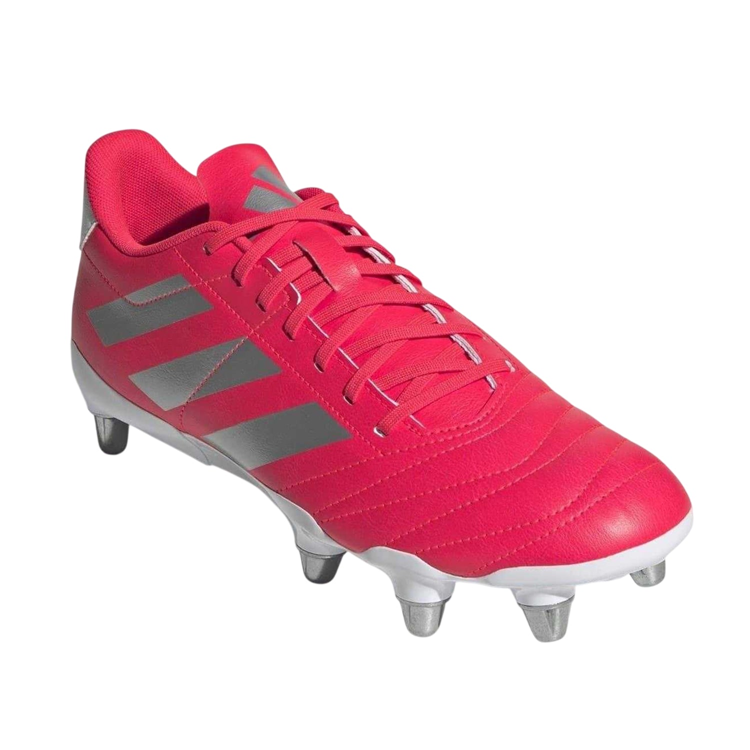 Lucid Red - Side - Adidas Mens Kakari Soft Ground Rugby Boots