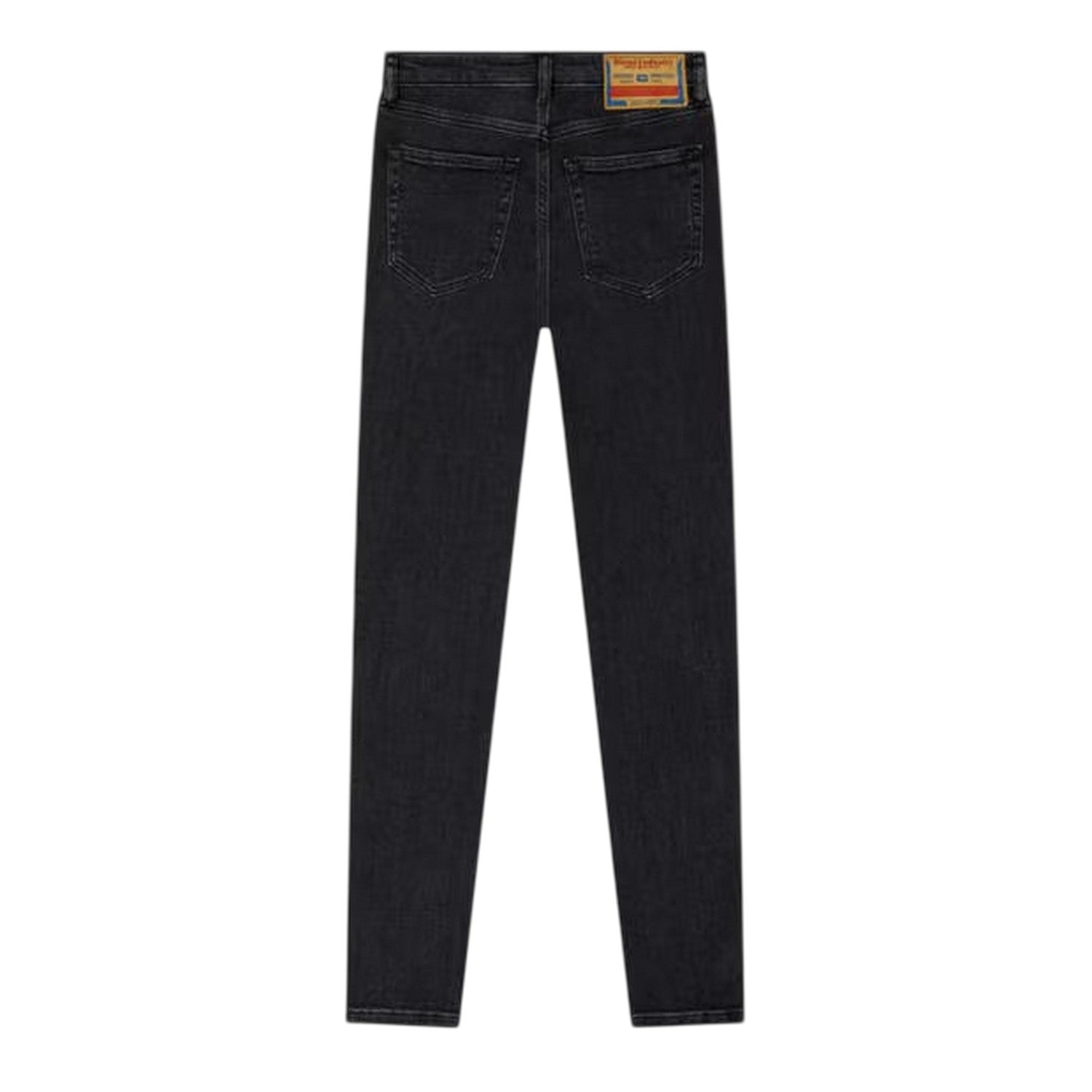Black-Grey Denim - Back - Diesel Womens-Ladies 1984 Slandy High Rise Skinny Jeans